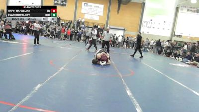 126 lbs Consi Of 8 #1 - Raffi Rafaelian, La Salle Academy vs Evan Kowalsky, Mt. Ararat-Brunswick