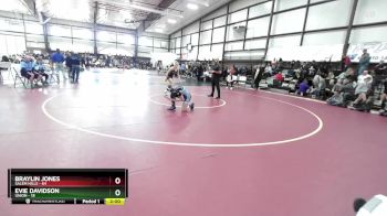 130 lbs Semifinal - Evie Davidson, Union vs Braylin Jones, Salem Hills