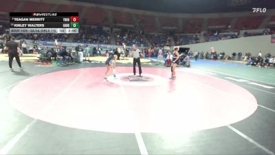 6A/5A Girls 115 Champ. Round 1 - Teagan Merritt, Thurston Girls vs Kinley Walters, Canby Girls