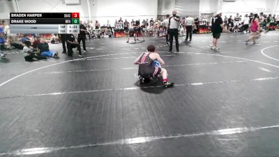 138 lbs Round 2 (4 Team) - Drake Wood, MF Army vs Braden Harper, SGAC