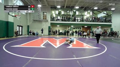 165 lbs Quarterfinal - Findley Smout, Christian Brothers High vs Colton Quinn, Christian Brothers Academy