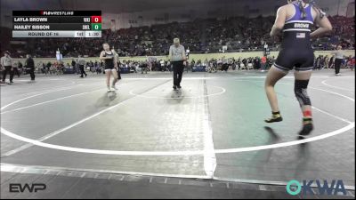 125 lbs Round Of 16 - Layla Brown, Viking Wrestling Club vs Hailey Sisson, Shelton Wrestling Academy