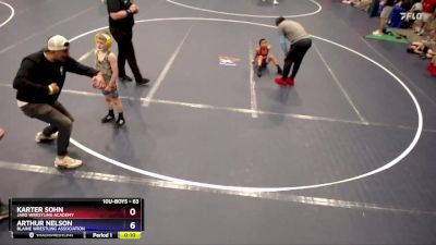 63 lbs Semifinal - Karter Sohn, JARO Wrestling Academy vs Arthur Nelson, Blaine Wrestling Association