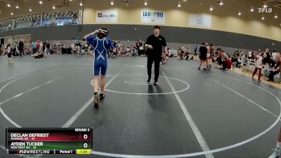 100 lbs Round 3 (6 Team) - Ayden Tucker, New Kent WC vs Declan DeFriest, Rangers WC