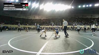 51 lbs Round Of 16 - Libbie Bledsoe, Woodland Wrestling Club vs Azayla Mitchell, El Reno Wrestling Club