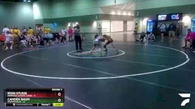 126 lbs Round 2 (6 Team) - Camden Baum, Nauman Blue vs Ryan Stusse, Nebraska Hangin` Loose