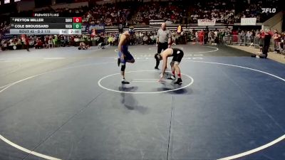 D 2 175 lbs Champ. Round 1 - Cole Broussard, Vandebilt Catholic vs Peyton Miller, Sam Houston