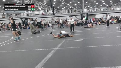 98 lbs Round 3 (6 Team) - Jumaev Muhammadsharif, Grit Mat Club Blue vs Matt Simonton, Freakztyle Wrecking Crew
