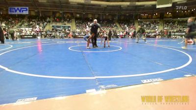 60 lbs Consi Of 8 #1 - Cutter Bledsoe, Woodland Wrestling Club vs Damani Sanders, Sherman Challengers