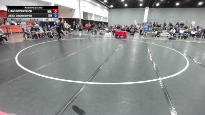 150 lbs Liam Fitzpatrick, Team Michigan - Blue vs Alex Oedekoven, South Dakota Blue