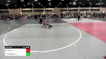 83 lbs Consi Of 4 - Peyton Cobb, AATC (All American TC) vs Theo Eliopoulos, Boulder Bandits