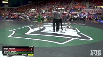 170 lbs Quarterfinal - Daynah Bailey, Almena-Northern Valley vs Kiley Dillow, Chanute