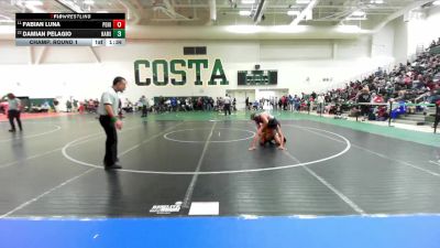 165 lbs Champ. Round 1 - Fabian Luna, Peninsula vs Damian Pelagio, Villa Park