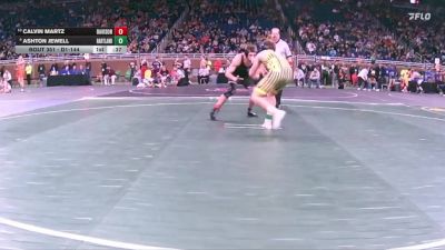 D1-144 lbs Cons. Semi - Ashton Jewell, Hartland vs Calvin Martz, Davison