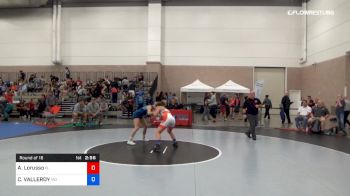 50 kg Round Of 16 - Angela Lorusso, Team Florida vs CARLY VALLEROY, Team Missouri