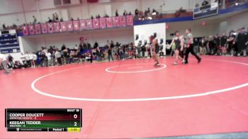 113 lbs Semis & Wb (16 Team) - Keegan Tedder, Western vs Cooper Doucett, Hamilton Heights