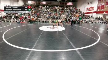 110 lbs 1st Place Match - McKinzie Mortensen, Pinedale vs Allison LeBlanc, Powell