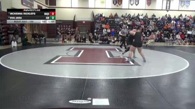 190 lbs Quarterfinal - McKenna Ricklefs, Maquoketa vs Eva Jara, Iowa City West