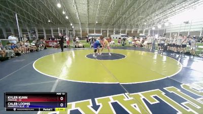 285 lbs Placement Matches (8 Team) - Kyler Kuhn, Missouri vs Caleb Loomis, Minnesota Blue