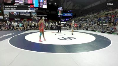 126 lbs Cons. Rd Of 64 - Devon Frazier, OK vs Tavian Melvin, VA