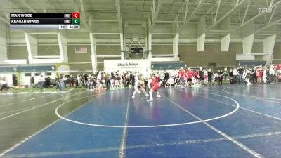 135 lbs Champ. Round 1 - Max Wood, Bear River Wrestling Club vs Keagan Stagg, Northside Wrestling Club