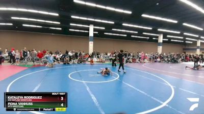 52-56 lbs Round 1 - Kataleya Rodriguez, 512 Outlaw Wrestling vs Fiona VanHuss, NTX Wrestling