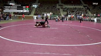 6-7A 165 Cons. Round 1 - Emma Lawrence, Smiths Station Hs vs Taylor Coleman, Brookwood Jr-Sr