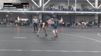 165 lbs Consi Of 16 #2 - Cesar Alvan, Columbia vs Marco Albanese, Binghamton University