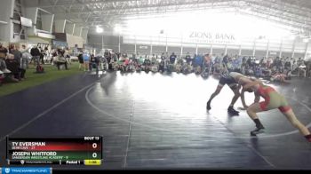 130 lbs Quarters & Wb (16 Team) - Joseph Whitford, Sanderson Wrestling Academy vs Ty Eversman, Bear Cave