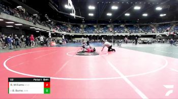 132 lbs Quarterfinal - Burke Burns, Fenwick vs Robye Williams, Homewood Flossmoor