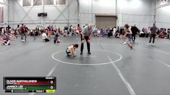 48 lbs Round 1 (4 Team) - Oliver Bartholomew, Pursuit WA vs Jannica Lee, Team Germantown