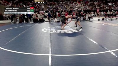 6A 175 lbs Cons. Round 3 - Landon Moore, Post Falls vs Evan Serafine, Meridian