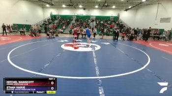 165 lbs Quarterfinal - Mitchel Wainscott, Powell Wrestling Club vs Ethan Hague, Eastside United Wrestling Club