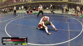 118 lbs Cons. Round 3 - Cole Sharp, Uintah Wrestling vs Zelin Kamanu, Jr. Trojans Wrestling Club