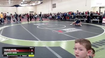 133 lbs Champ. Round 1 - Brennan Giese, Canby vs Teague Meyer, Fulda-Murray Cty Central