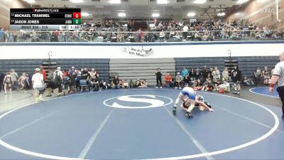 110 lbs Champ. Round 1 - Jason Jones, All In Wrestling Academy vs Michael Trammel, Fighting Squirrels Wrestling Club