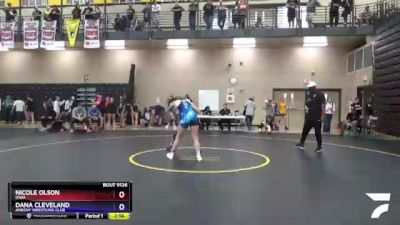 152 lbs Semifinal - Nicole Olson, Iowa vs Dana Cleveland, Ankeny Wrestling Club
