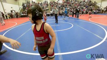Consi Of 8 #1 - Everett Sanders, Owasso Takedown Club vs Archer Johnston, Collinsville Cardinal Youth Wrestling