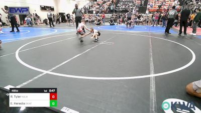 49 lbs Round Of 16 - River Tyler, Hulbert vs Easton Heredia, Skiatook Youth Wrestling