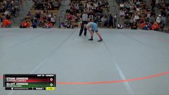 110 lbs Cons. Round 2 - Ethan Johnson, Alexandria Cardinals vs Elliot Johnson, Becker Bulldogs