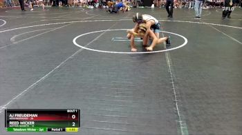 100 lbs Round 1 (4 Team) - AJ Freudeman, Neighborhood vs Reed Wicker, Dayton Bandits