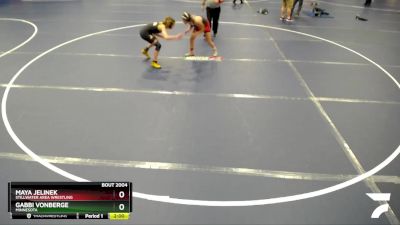 Champ. Round 1 - Maya Jelinek, Stillwater Area Wrestling vs Gabbi VonBerge, Minnesota