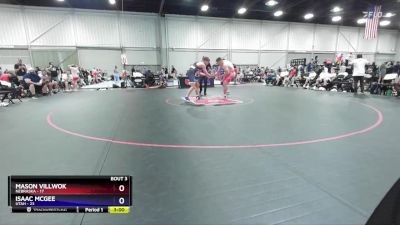 215 lbs Round 1 (8 Team) - Mason Villwok, Nebraska vs Isaac McGee, Utah