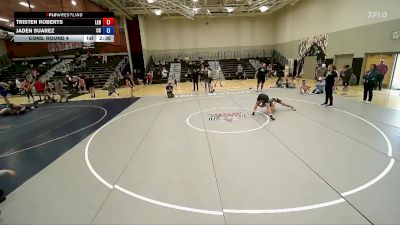 132 lbs Cons. Round 4 - Tristen Roberts, Lehi vs Jaden Suarez, Corner Canyon