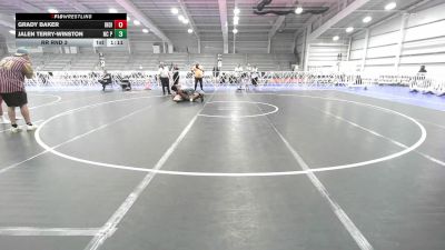 285 lbs Rr Rnd 3 - Grady Baker, Indiana Outlaws Yellow vs Jalen Terry-Winston, NC Pride Wrestling Club