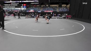 160 lbs Cons. Round 3 - Taydem Khamjoi, Texas Wesleyan vs Emmalee Spurgeon, Grand View