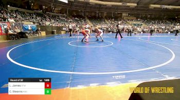 120 lbs Round Of 32 - Lincoln James, Burnett Trained Wrestling vs Colton Stearns, King Select