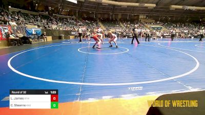 120 lbs Round Of 32 - Lincoln James, Burnett Trained Wrestling vs Colton Stearns, King Select