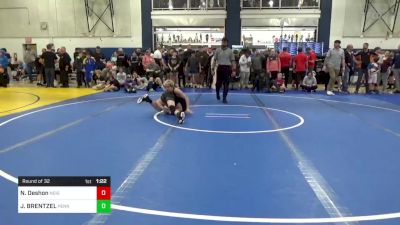 101 lbs Round Of 32 - Nolan Deshon, Neighborhood vs JAX BRENTZEL, Penn Trafford