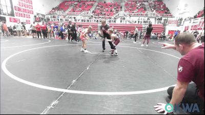 60 lbs Semifinal - Baker Thaxton, Blanchard Wrestling Club vs Rawley Wolf, Cowboy Wrestling Club